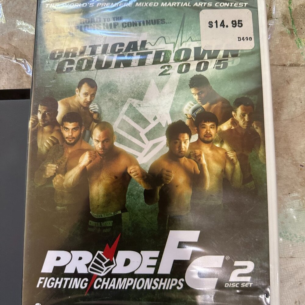New Sealed Pride Fighting Championships Critical Countdown 2005 DVD 2-Disc Set W